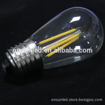 2014 New Product Pendant Lighting E27 6W Clear Glass Led Filament